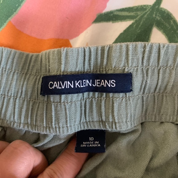 Calvin Klein Linen Joggers - Picture 3 of 5